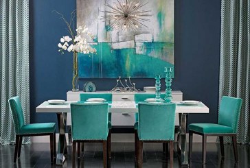 معجزه‌ی رنگ آبی فیروزه‌ای در طراحی داخلی منزل